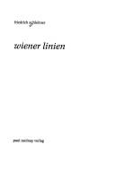Cover of: Wiener Linien