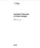 Cover of: Luchino Visconti e il suo tempo