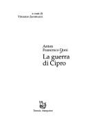 Cover of: La guerra di Cipro by Anton Francesco Doni