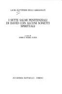 Cover of: I sette salmi penitenziali di David con alcuni sonetti spirituali