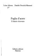 Cover of: Foglia d'acero: il diario ritrovato