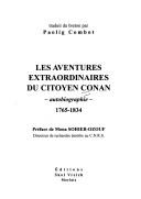 Cover of: Les aventures extraordinaires du citoyen Conan: autobiographie : 1765-1834
