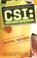 Cover of: CSI: Crime Scene Investigation