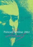 Cover of: Poincare Seminar 2002: Vacuum Energy-Renormalization (Progress in Mathematical Physics, V. 30)