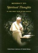 Cover of: Spiritual thoughts: in the first year of his papacy