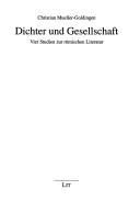 Cover of: Dichter und Gesellschaft: vier Studien zur römischen Literatur