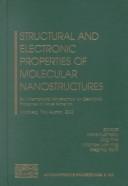 Cover of: Structural and electronic properties of molecular nanostructures