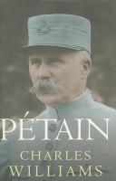 Cover of: Pétain by Charles Cuthbert Powell Williams