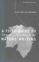 Cover of: The Norton book of nature writing by edited by Robert Finch and John Elder.