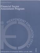 Financial Sector Assessment Program by International Monetary Fund. Independent Evaluation Office