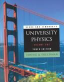 Cover of: Sears and Zemansky's University physics