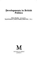 Cover of: Developments in British politics
