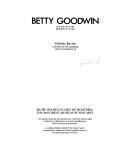 Betty Goodwin by Yolande Racine