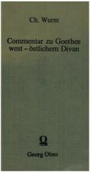 Cover of: Commentar zu Goethes west-östlichen Divan