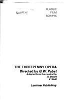 Cover of: The threepenny opera