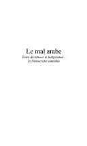 Cover of: Le mal arabe by Munṣif Marzūqī