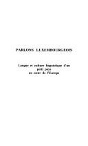Parlons luxembourgeois by François Schanen