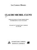 Cover of: Claude Michel Cluny: colloque de l'Université Paris IV Sorbonne, 24-25 juin 2005