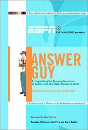 Cover of: ESPN the Magazine Presents Answer Guy: Extinguishing the Burning Questions of Sports with the Water Bucket of Truth