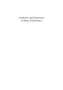 Cover of: Aesthetics and experience in music performance