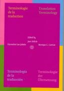 Cover of: Terminologie de la traduction = by Jean Delisle, Hanna Lee-Jahnke, Monique C. Cormier