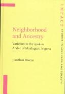 Cover of: Neighborhood and ancestry by Jonathan Owens