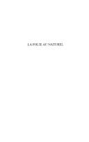 Cover of: La folie au naturel by Jacques Chazaud