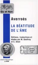 Cover of: La béatitude de l'âme by Averroës
