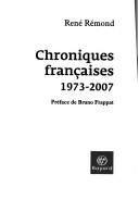 Cover of: Chroniques françaises: 1973-2007