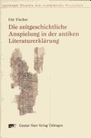 Cover of: Die zeitgeschichtliche Anspielung in der antiken Literaturerklärung