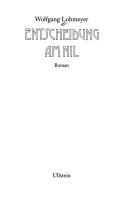 Cover of: Entscheidung am Nil by Wolfgang Lohmeyer