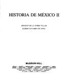 Cover of: Historia de México