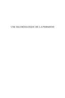 Cover of: Une mathématique de la personne by Alain Guillon