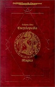 Cover of: Encyclopedia Magica (Advanced Dungeons and Dragons), Vol. 2 by Inc. TSR