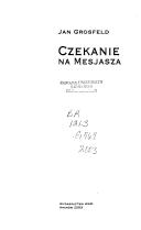 Cover of: Czekanie na Mesjasza