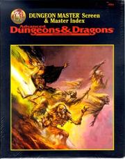 Cover of: Dungeon Master Screen & Master Index (Advanced Dungeons & Dragons Accessory/9504)