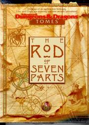 Cover of: The Rod of Seven Parts (AD&D Fantasy Roleplaying)