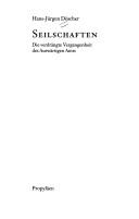 Cover of: Seilschaften: die verdrängte Vergangenheit des Auswärtigen Amts