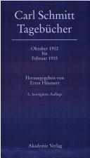 Cover of: Tagebücher: Oktober 1912 bis Februar 1915