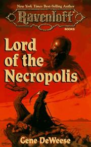 Cover of: LORD OF NECROPOLIS (Ravenloft Books)