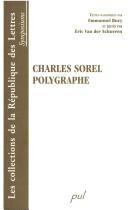 Cover of: Charles Sorel, polygraphe