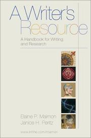 Cover of: A writer's resource by Elaine P. Maimon