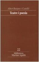 Cover of: Teatre i poesia