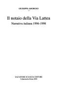 Cover of: Il notaio della via lattea: narrativa italiana 1996-1998