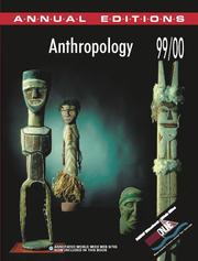 Cover of: Anthropology 99/00 (Anthropology, 99/00) by Elvio Angeloni