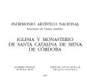 Cover of: Iglesia y Monasterio de Santa Catalina de Siena de Córdoba