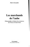 Les marchands de l'aube by Hervé Sciardet