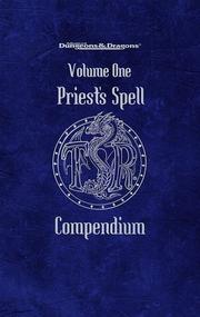 Cover of: Priest's Spell Compendium, Volume 1 by Inc. TSR