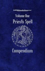 Cover of: Priest's Spell Compendium, Volume 1 by Tactical Strategy Rules