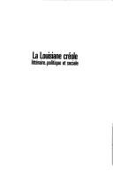 Cover of: La Louisiane créole by Réginald Hamel